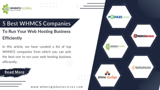 5 Best WHMCS Companies To Run Your Web Hosting Business Efficiently