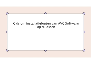 Gids om installatiefouten van AVG Software op te lossen