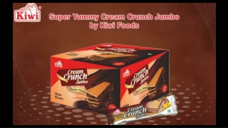 Super yummy cream crunch Jumbo by kiwi Foods