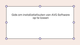 Gids om installatiefouten van AVG Software op te lossen