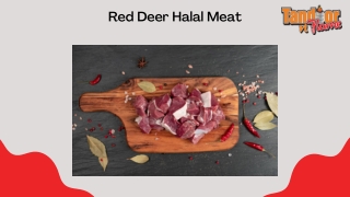 Red Deer Halal Meat