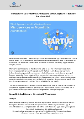 "Microservices vs Monolithic Architecture: Which Approach is Suitable for a Star