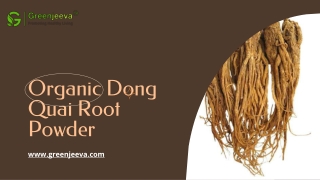 Organic Dong Quai Root Powder