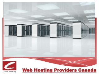 Web Hosting Providers Canada