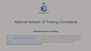 Best Cultural Awareness Training