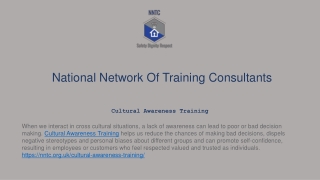 Best Cultural Awareness Training