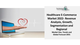 Healthcare E-Commerce Market 2022 Global Size, Share, Top Leaders, Trends