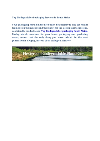 Top Biodegradable Packaging Services in South Africa-converted
