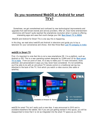 Do you recommend WebOS or Android for smart TV.docx