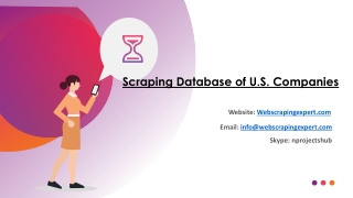 Scraping Database of U.S. Companies