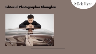 Editorial photographer shanghai