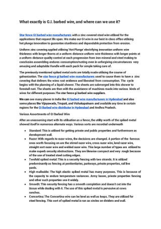 STARFENCE G.I BARBED WIRE - Google Docs