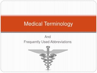 Medical Terminology