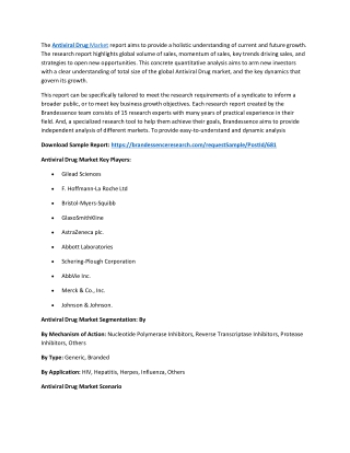 Antiviral Drug Market