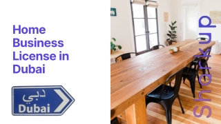 Home Business License in Dubai