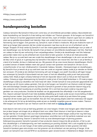 honden penning graveren