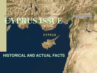 CYPRUS ISSUE