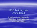 SEO Training Ahmedabad | SEO Course