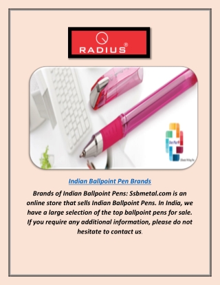 Indian Ballpoint Pen Brands | Ssbmetal.com