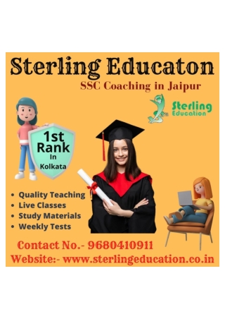 Sterling Education - SSC Coaching in Jaipur