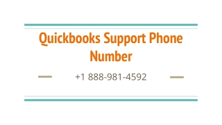 Quickbooks Customer Service  1 888-981-4592