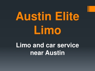 Austin Limo PPT