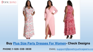 Buy stylish dresses for curvy women- PJ Poetic Justice