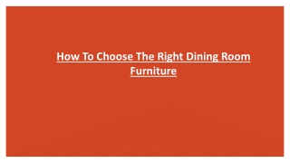How To Choose The Right Dining Room Furniture-converted