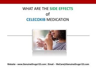 What is the major side effect of Celecoxib