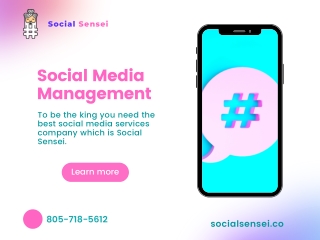 Best Social Media Management  Services at Social Sensei