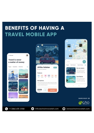 travel app development