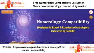 Free Numerology Compatibility Calculator Check how numerology compatibility works