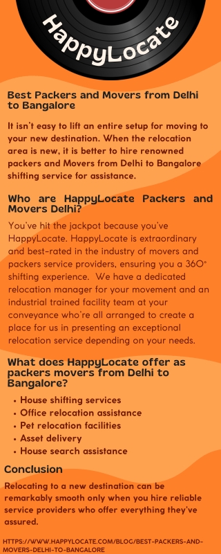 Best Packers and Movers from Delhi to Bangalore