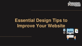 Essential Design Tips to Improve Your Website