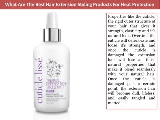 The Best Hair Extension Styling Products For Heat Protection