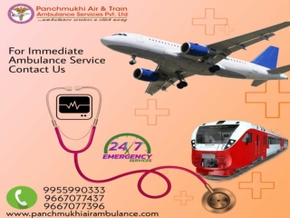 Use High-Class Life Saver Air Ambulance in Hyderabad and Mumbai by Panchmukhi
