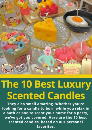 10 Best Smelling Scented Candles