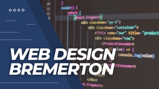 Web Design Bremerton  Silverdale Web Design PPT