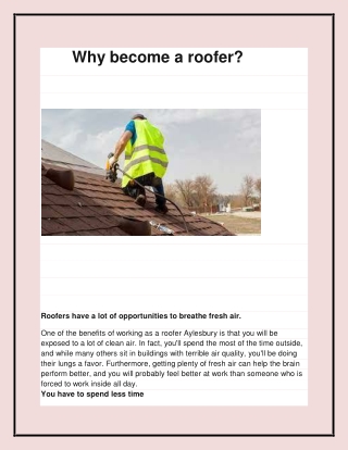 Best Roof Installations in Aylesbury