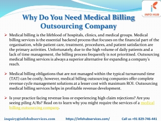 Why Do You Need Medical Billing Outsourcing CompanyPDF