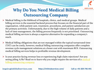 Why Do You Need Medical Billing Outsourcing Company