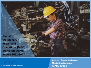 Maintenance Repair and Operations (MRO) Market,Forecast to 2022-2027