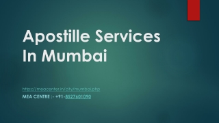 Apostille Services In Mumbai