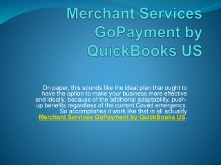 Can I use GoPayment with QuickBooks Desktop