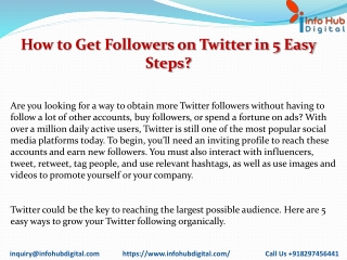 How to Get Followers on Twitter in 5 Easy Steps