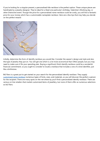 10 Principles of Psychology You Can Use to Improve Your custom made necklaces wi