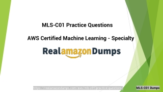 MLS-C01 Exam Dumps By Realamazondumps.com