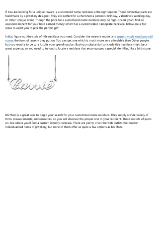5 Laws Anyone Working in name necklace Should Know