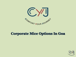 Corporate Mice Options In Goa