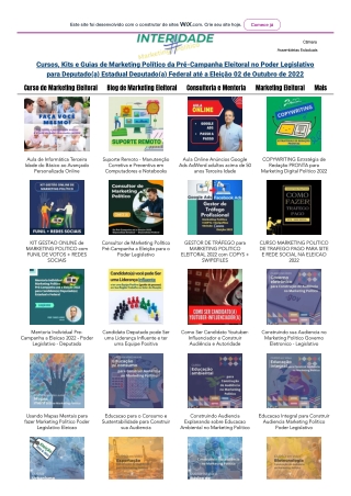Soluções de Marketing Eleitoral Candidatos Deputado Estadual Federal - para todo Brasil